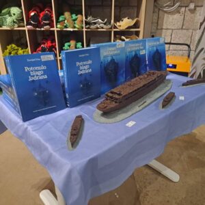 3D printana maketa olupine broda Baron Gautch dobivena podvodnim 3d skeniranjem