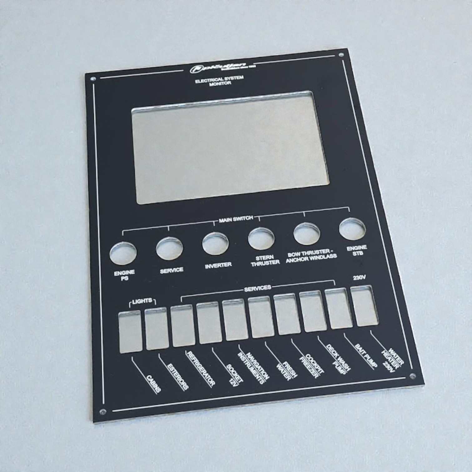 Panel za osigurace za brod